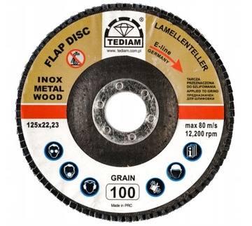Tarcza listkowa CYRKON Z100 TEDIAM INOX lamelka