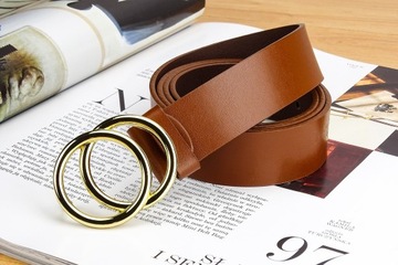 Ремень женский брючный коричневый 95 GRACIO BELT