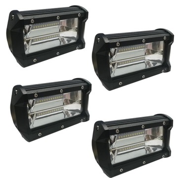 4x72W Reflektor roboczy LED aluminiowy ciśnieniowy dodatkowy reflektor IP67