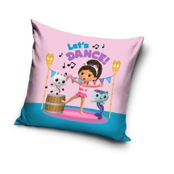 GABI I KOCI DOMEK POSZEWKA NA PODUSZKĘ JASIEK VELVET OZDOBA POKOJU 40X40