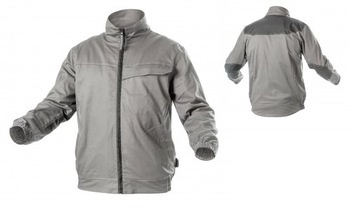 Bluza kurtka robocza 100% bawełna jasnoszara HOGERT KALMIT r. S
