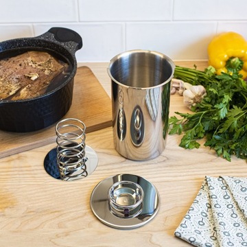 Набор ветчинницы 1,5+КАСТРЮЛЯ 4Л С КОРЗИНОЙ 313515