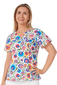 DAMSKA BLUZA MEDYCZNA 100% BAWEŁNA r.S