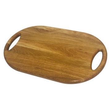 БОЛЬШОЙ ПОДДОН СЕРВИРОВОЧНЫЙ С ДУБОВЫМИ ручками