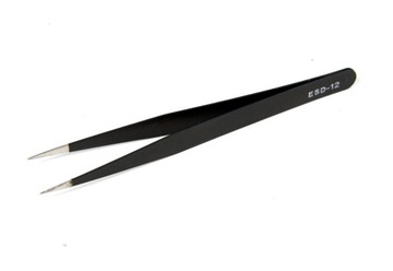 PINCETA PĘSETA ELEKTRONIKA ESD 125mm PRECYZYJNA