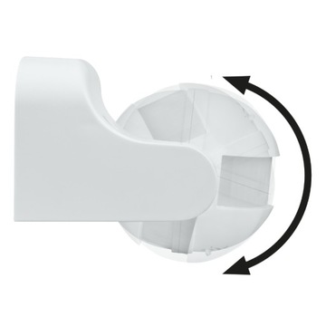 PIR датчик движения, IP44, белый