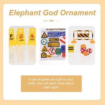 Эмблемы Дорожные знаки Игрушка Остановите легкое движение игрушек