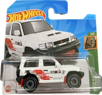 HOT WHEELS MITSUBISHI PAJERO EVOLUTION HKK36 BIAŁY