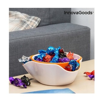 INNOVAGOODS САЛАТНИК ДЛЯ ЗАКУСОК 2в1