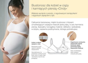 Medela Biustonosz Cindy- biały / S Biustonosz dla