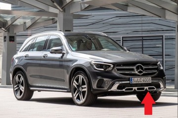 CHRÓM NÁRAZNÍKU PŘEDNÍHO MERCEDES W253 GLC FACELIFT