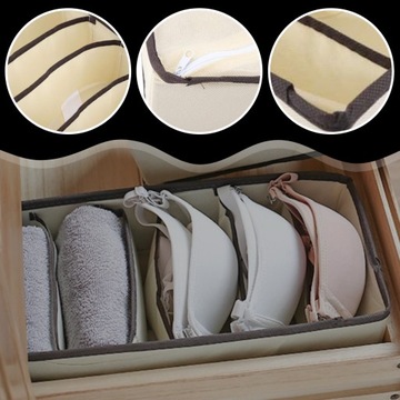 ORGANIZER NA BIELIZNĘ DO SZUFLADY SZAFY 6 SKARPET
