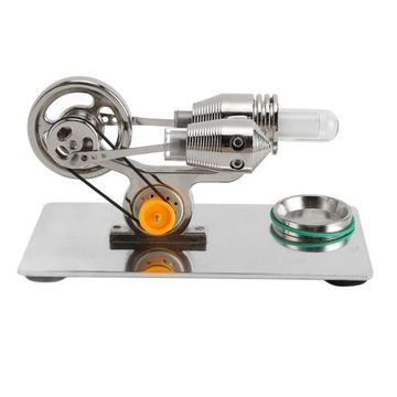 JEDNOCYLINDROWY MODEL SILNIKA STERLINGA STEAM