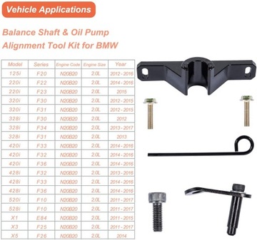 Blokada wałka wyrównoważającego POMPY BMW N20 N26