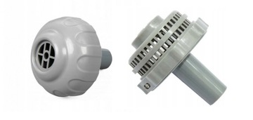 Komplet Dysz wlotowa i wylotowa sitko do basenu pompy Bestway 25-27mm