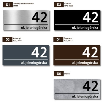 Табличка АДРЕС доска номер дома 46х20 алюминий