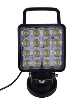 Lampa LEDOWA kwadratowa LED z magnesem 48W 12-24V