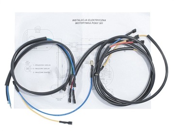 INSTALACJA ELEKTRYCZNA MOTORYNKA PONY 301 ML