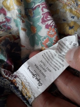 PEPE JEANS-BLUZKA TUNIKA 8 LAT K7