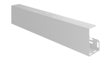 Organizer, uchwyt kabli pod biurko, biały 59 cm StalFlex