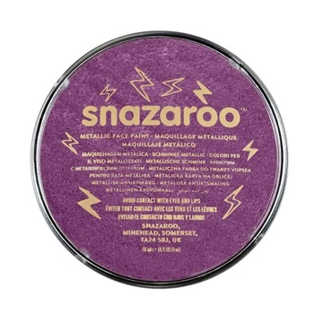 FARBA DO TWARZY METALICZNA PURPUROWA 18ML SNAZAROO