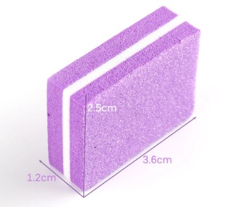 Blok polerski do paznokci polerka bloczek MINI BUFFER 50 szt. Prima Derma