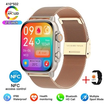 2023 NFC Bluetooth Call Smartwatch Women AMOLED HD Screen Always display