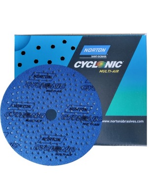 Krążki Ścierne CYCLONIC MULTI-AIR Norton-niebieski P80