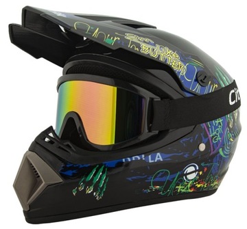 KASK CROSS XL QUAD ENDURO+GOGLE GRATIS KOMINIARKA