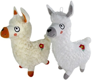 Maskotka Alpaka lama 2 kolory - 30cm