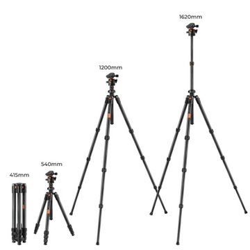 ULTRALIGHT K&F CARBON TRIPOD 162CM K254C2 ШТАТИВ из углеродного волокна