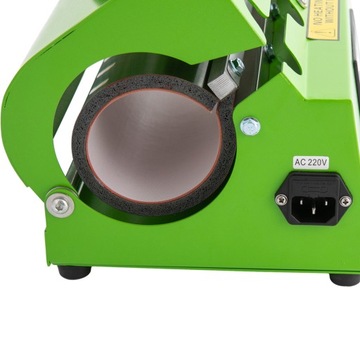 Простой термопресс для кружек - зеленый