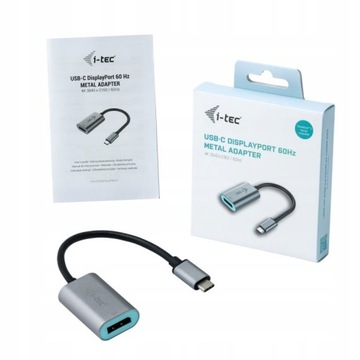 АДАПТЕР I-TEC DISPLAYPORT DP-USB-C MAC 4K 60 Гц