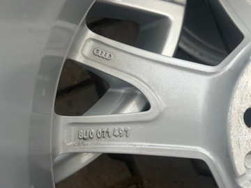 4× DISK HLINÍK AUDI OE 8U0071497 6.5" X 17" 5X112 ET 33
