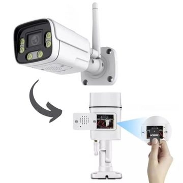 ВНЕШНЯЯ ТРУБОЧНАЯ КАМЕРА SONY с Wi-Fi, IP ZOOM, 5 МП, SD