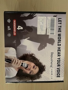 Комплект из 4 беспроводных микрофонов Depusheng R4 UHF с 4-микрофонным передатчиком