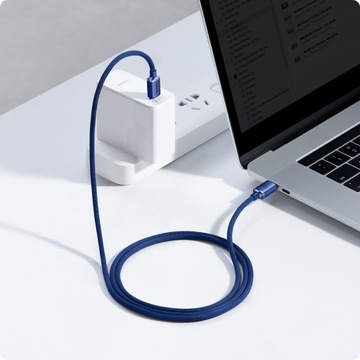 КАБЕЛЬ BASEUS STRONG USB-C ДЛЯ БЫСТРОЙ ЗАРЯДКИ TYPE-C PD 100 Вт QC 3,0 5 А 1,2 М