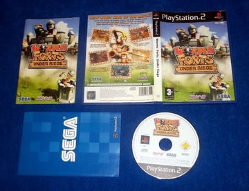 WORMS FORTS UNDER SIEGE PS2 PLAYSTATION 2 PREMIEROWA DLA 4 GRACZY