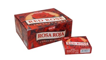 KADZIDEŁKA STOŻKOWE RED ROSE HEM 120 szt.