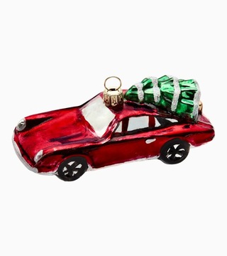 BOMBKA CHOINKOWA PORSCHE 911 - CZERWONA