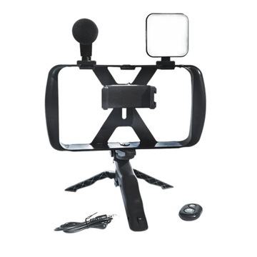 Zestaw/uchwyt selfie z pilotem na bluetooth tripod do transmisji na żywo z