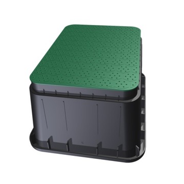 Люк клапанной коробки JUMBO для электромагнитных клапанов, ЗЕЛЕНАЯ КРЫШКА