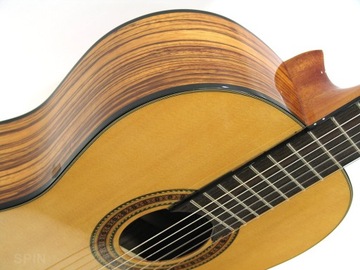 GITARA KLASYCZNA 3/4 ZEBRANO + POKROWIEC