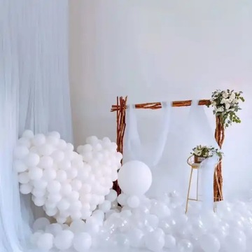 Белые Воздушные Шары Причастие Свадьба Свадьба День Рождения 100 шт.