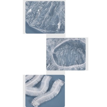 Шапочки для купания SINGLE FOLO, пищевая упаковка 100 шт. белые