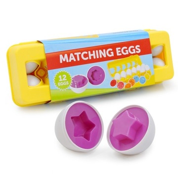 СОРТИРОВКА ЯИЦ, ОБРАЗОВАТЕЛЬНЫЙ ПАЗЛ, ИГРУШКА-ПАЗЛ МОНТЕССОРИ, СООТВЕТСТВУЮЩАЯ ФОРМЕ