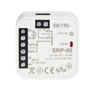 ZAMEL STEROWNIK ROLET DOPUSZKOWY 24V SRP-05/12-24V