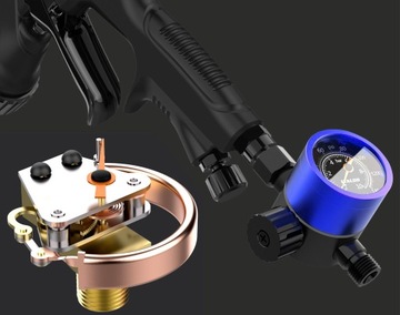 Редуктор давления покрасочного пистолета Регулятор ITALCO MODEL ONE BLUE