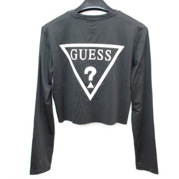 GUESS TOP CZARNY Z LOGO DŁUGI RĘKAW S 0A8G3_A*