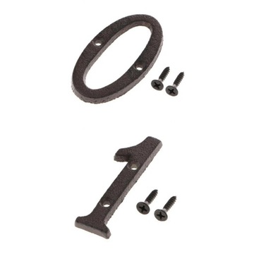 3x Metal Dom Tablica Naklejka